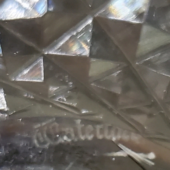 Waterford 5" Crystal Colleen Short Stem Pattern (Hand Cut) Ashtray - Picture 15 of 16